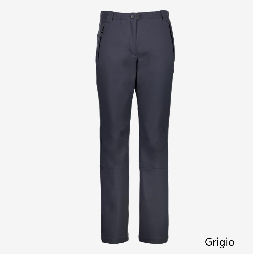 CMP Pantaloni Da Trekking Donna – Tessuto Ripstop Elasticizzato, Idrorepellente PFC Free, Con 3 Tasche Zip
