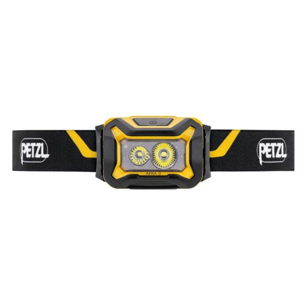 Lampada frontale Petzl Aria 2 Nero/Giallo da 450 lm