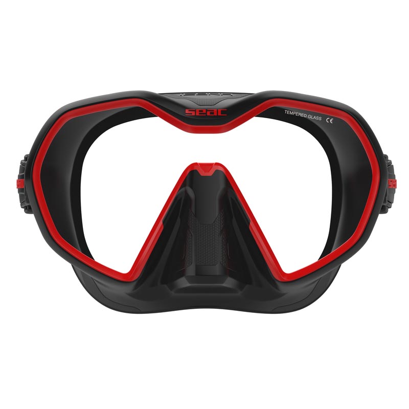 Seac Fusion Md Maschera Sub Frameless In Silicone Per Bambini - Vetro Temperato