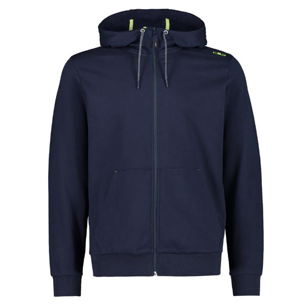 CMP Felpa Uomo In Pile PowerStretch Light - Giacca Elasticizzata Morbida, Per Sci, Trekking E Tempo Libero - Prodotta In Italia