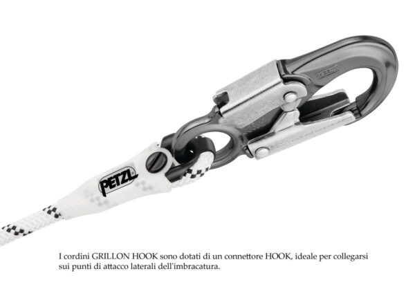 Cordino di posizionamento Petzl Grillon Hook da 2 metri INT - immagine 2