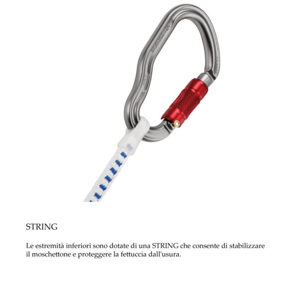 Longe da Elisoccorso Petzl Iguane da 25 cm. con sistema di recupero e rilascio - immagine 2