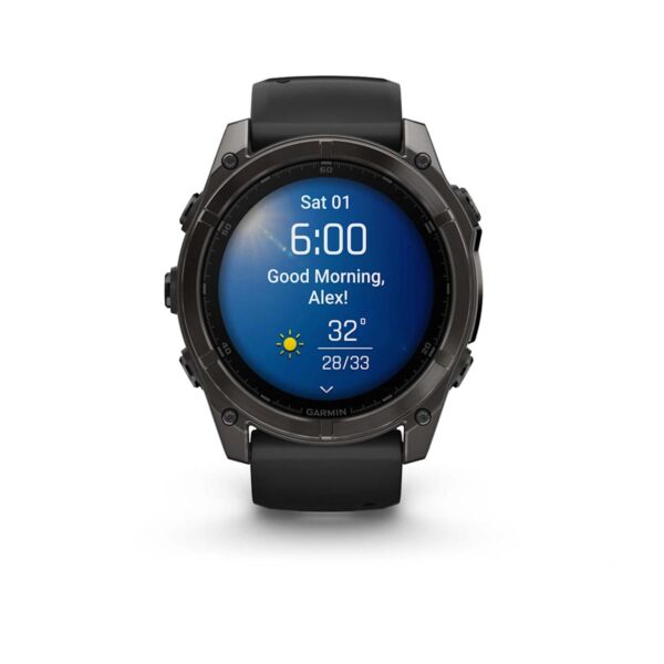 Orologio Garmin Fenix 8 51 mm Amoled Sapphire Carbon Grey - immagine 2