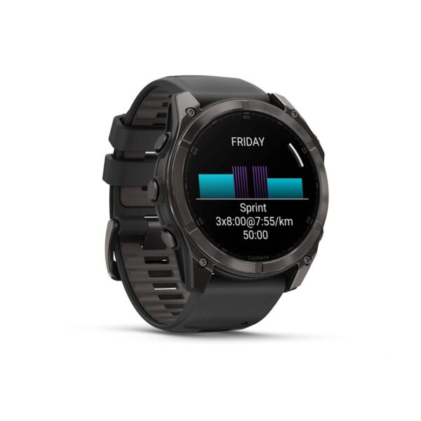 Orologio Garmin Fenix 8 51 mm Amoled Sapphire Carbon Grey - immagine 4