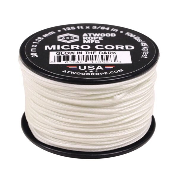 Micro Uber Cord Atwood da 38 mt. 1.18 mm Glow in The Dark - immagine 2