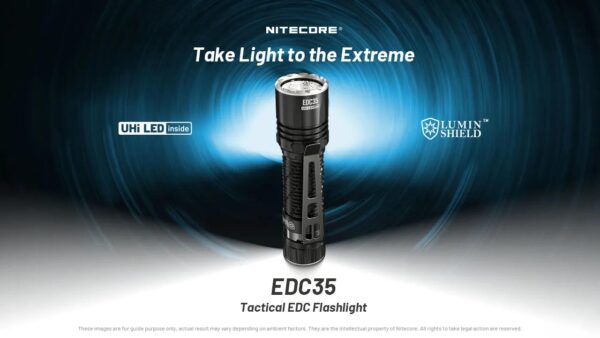 Torcia Nitecore EDC35 da 5000 lumen - 550 mt. Ricaricabile - immagine 5