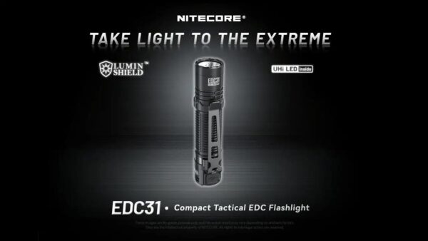 Torcia Nitecore EDC31 da 3500 lumen - 380 mt. Ricaricabile - immagine 31