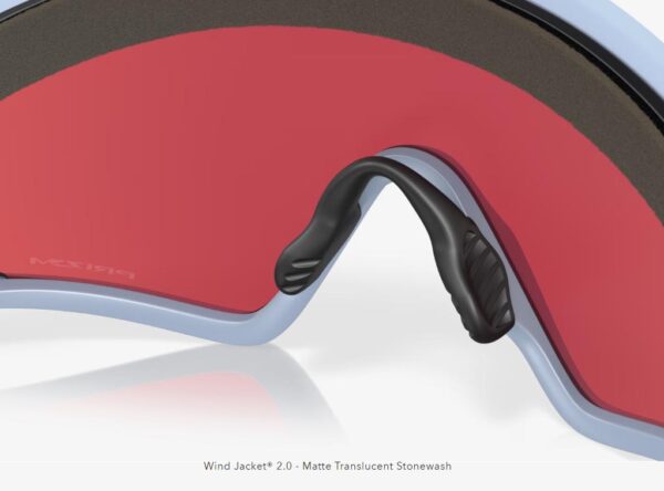 Occhiali Oakley Wind jacket 2.0 Matte Trans lente Prizm Snow Sapphire - immagine 4