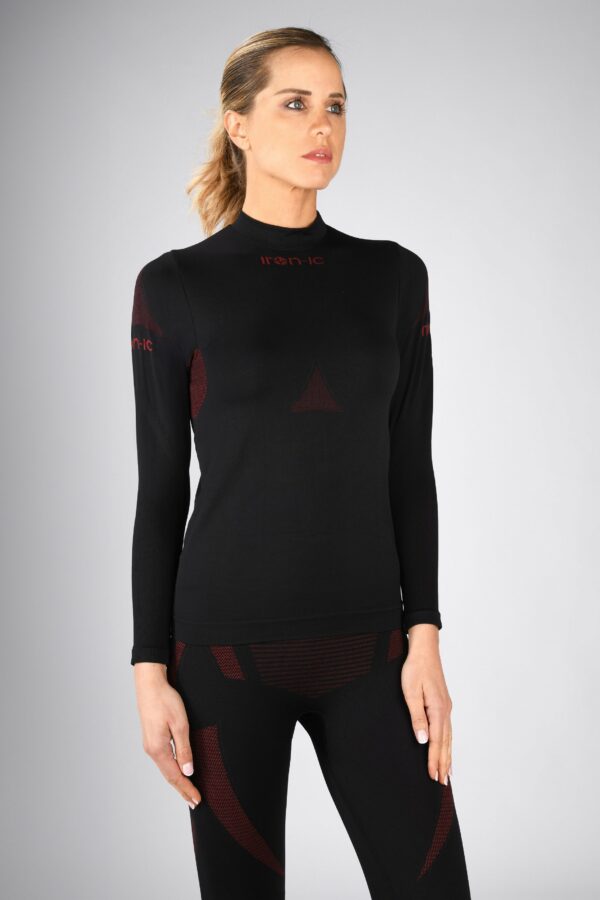 Maglia Termica Iron IC 5.0 Red Race manica lunga da Donna - immagine 2