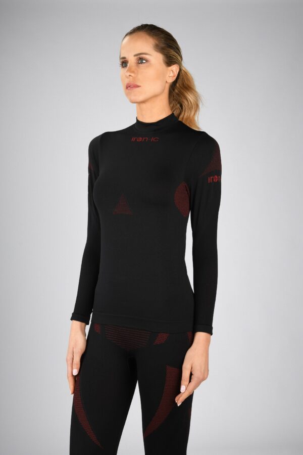 Maglia Termica Iron IC 5.0 Red Race manica lunga da Donna - immagine 3