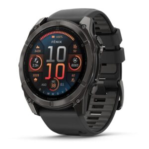 Orologio Garmin Fenix 8  51 mm Amoled Sapphire,CarbonGrey DLC