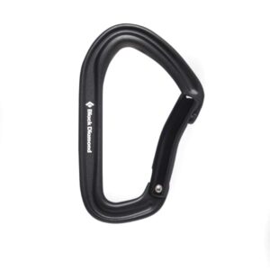 Moschettone Black Diamond HotForge Bent Black