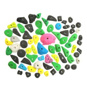 Set da 70 prese arrampicata Smog - Medio-Piccole