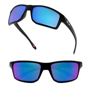 Occhiali Oakley Gibston Matte Black lente Deep Water Polar