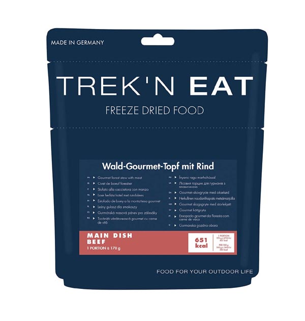 Razione Trek'n Eat da 170 gr. Stufato alla cacciatora con manzo