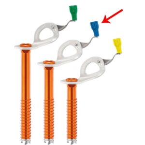 Vite da ghiaccio Petzl Laser Speed Light da 17 cm.