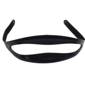Cinturino maschera silicone nero