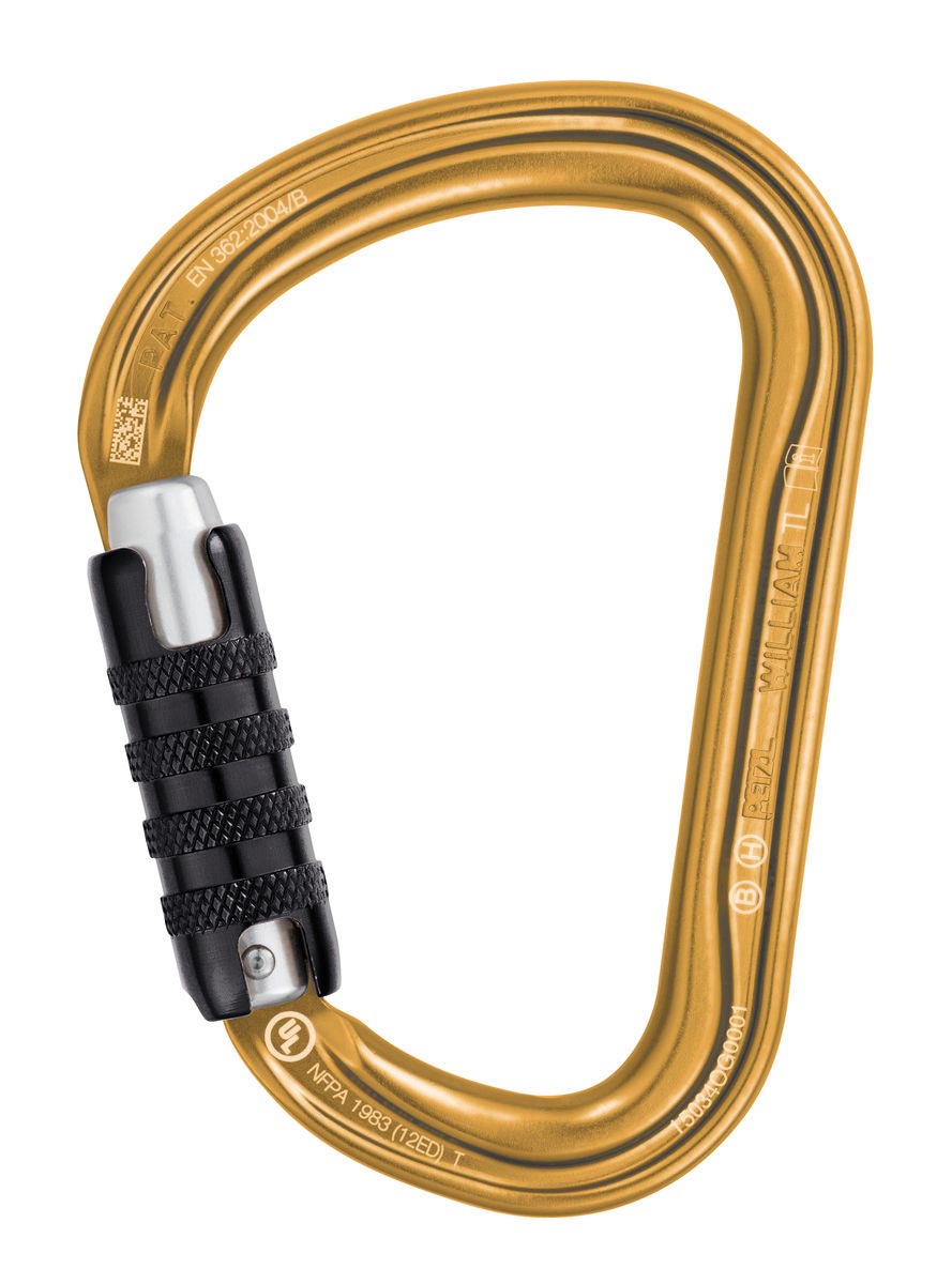 Moschettone Petzl William Triact Lock Gold - immagine 2