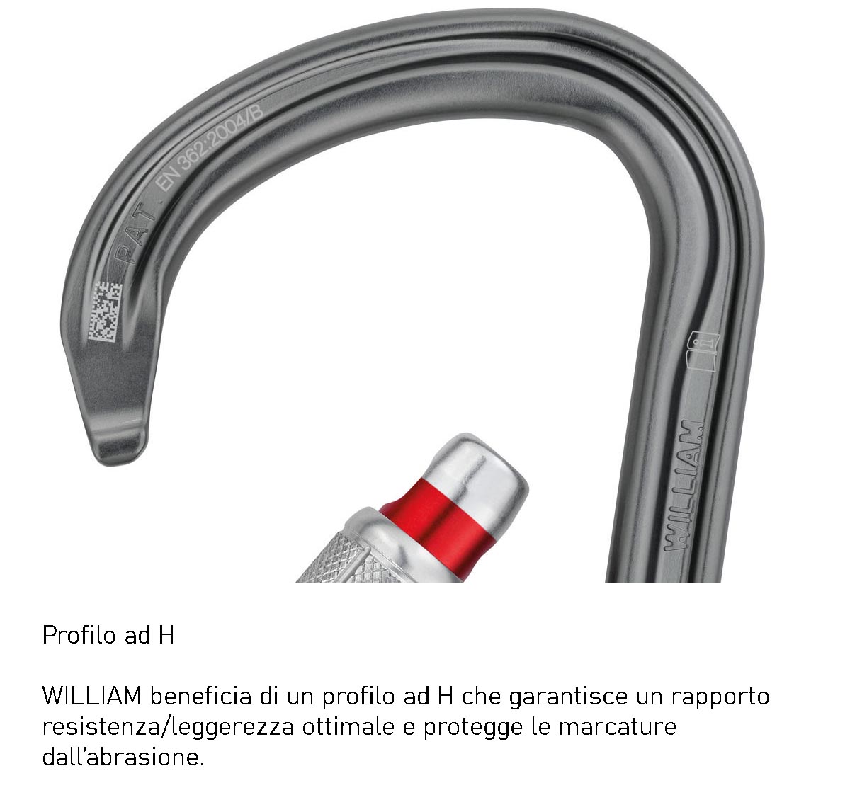 Moschettone Petzl William Triact Lock Gold - immagine 4