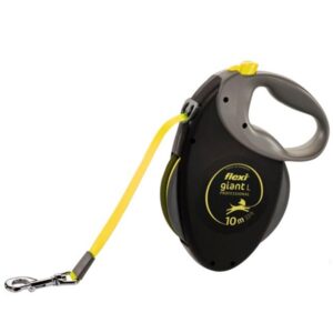 Guinzaglio Flexi da 10 mt. con fettuccia retraibile - Large 50 Kg.