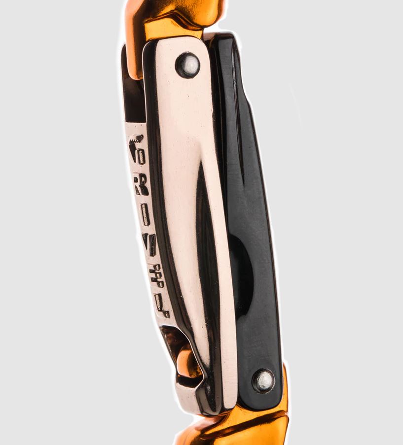 Moschettone Grivel Clepsydra L K10G Orange con antiribaltamento - immagine 4