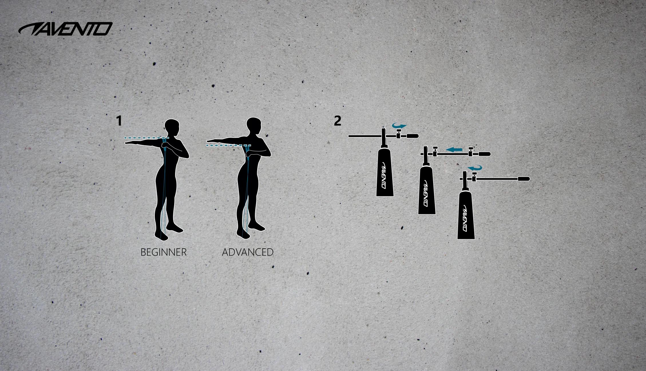 Corda da salto Avento con manici in metallo - immagine 6