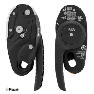 Discensore Petzl Rig XT Repair Black