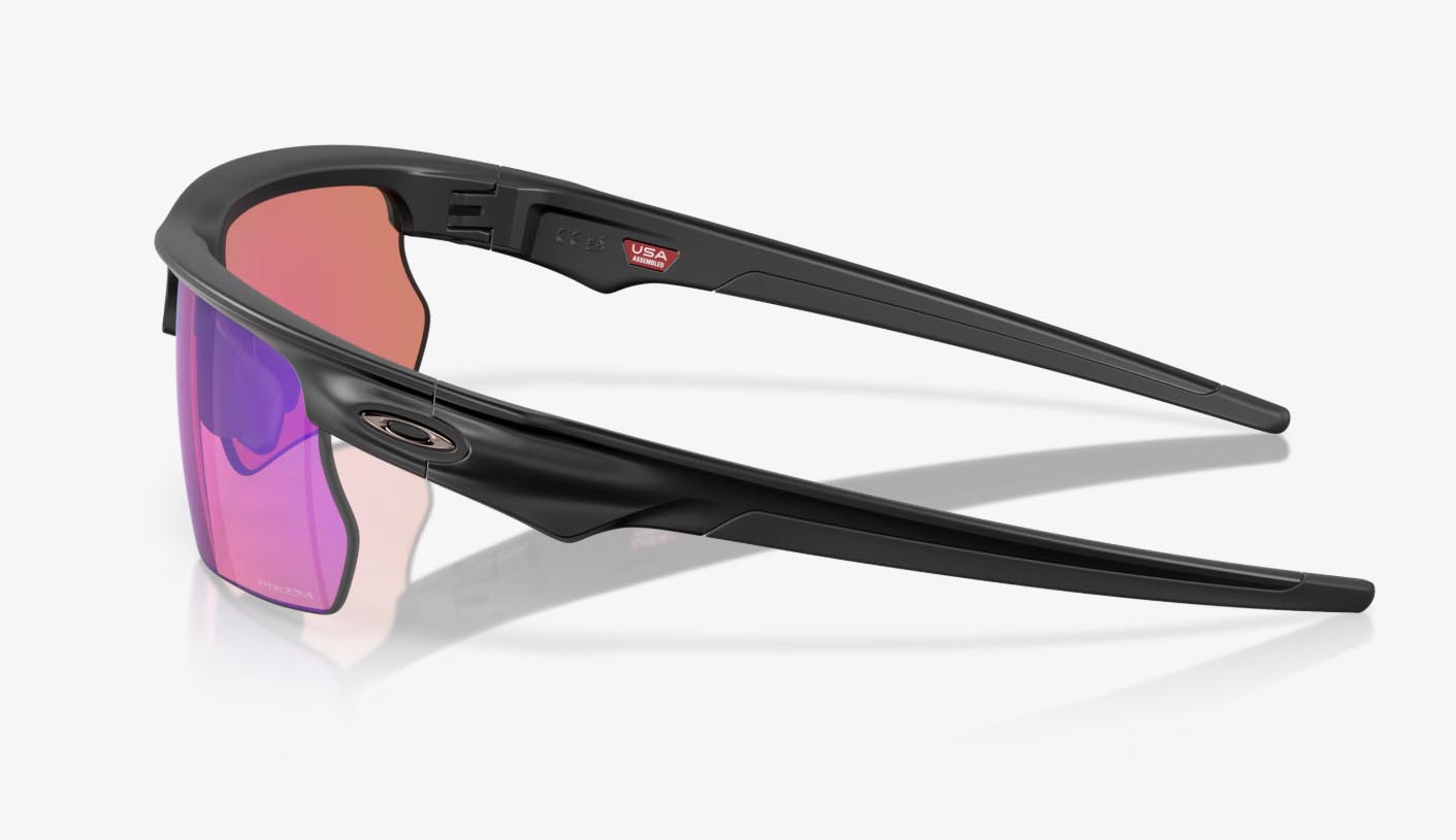 Occhiali da sole Oakley Bisphaera Nero opaco lenti Prizm Golf - immagine 3