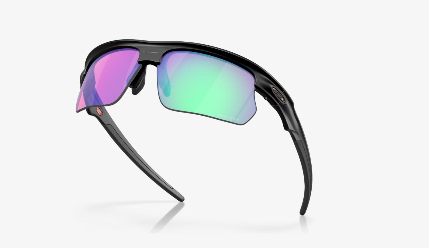 Occhiali da sole Oakley Bisphaera Nero opaco lenti Prizm Golf - immagine 4