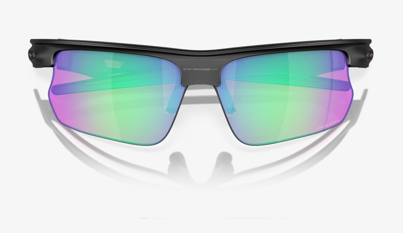 Occhiali da sole Oakley Bisphaera Nero opaco lenti Prizm Golf - immagine 5