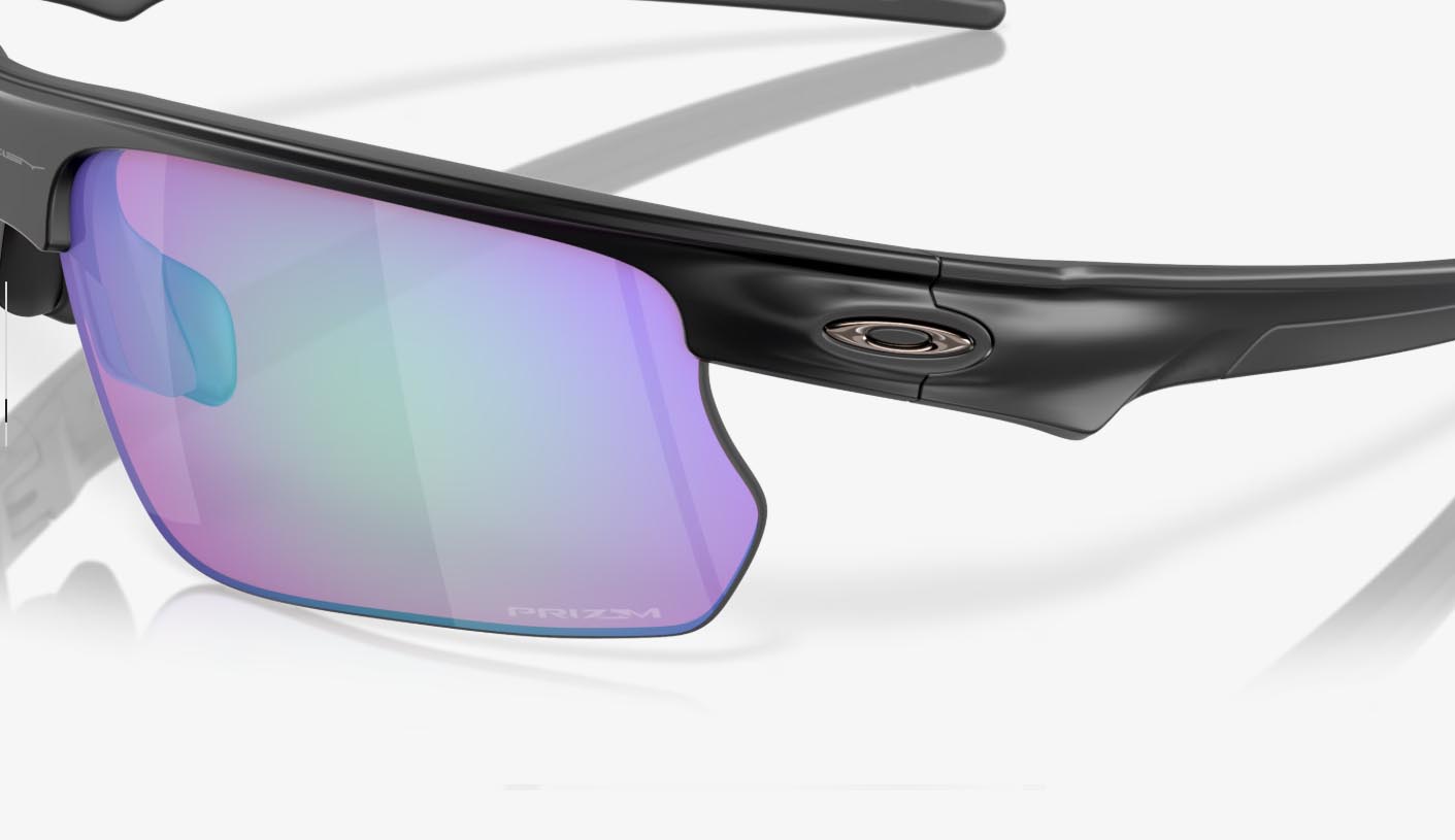 Occhiali da sole Oakley Bisphaera Nero opaco lenti Prizm Golf - immagine 6