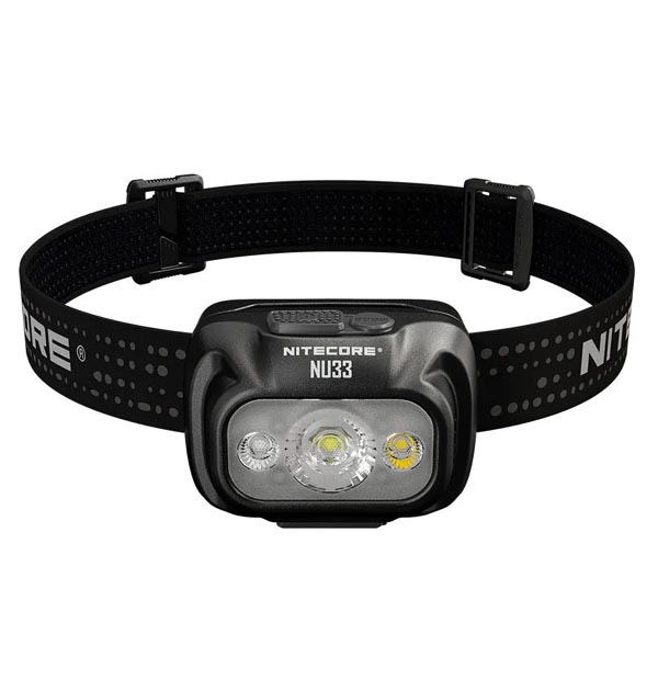 Torcia Frontale Nitecore NU33 ricaricabile USB da 700 lumens - 135 mt.