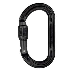 Moschettone Petzl OK Screw Lock nero