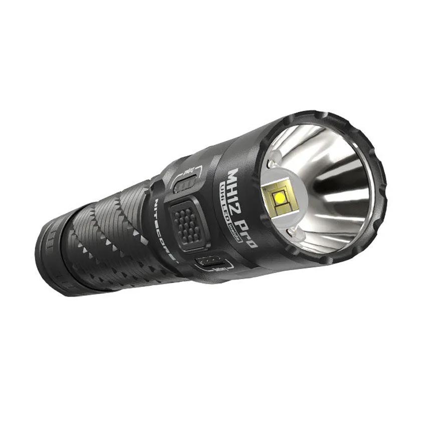 Torcia Nitecore MH12PRO da 3300 lumen - 505 mt. ricaricabile - immagine 3