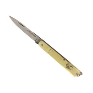 Coltello Siciliano in Ottone 15 cm con Trinacria