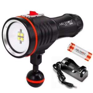 Torcia Video Archon S24V da 4000 lm + Red da 200 lm