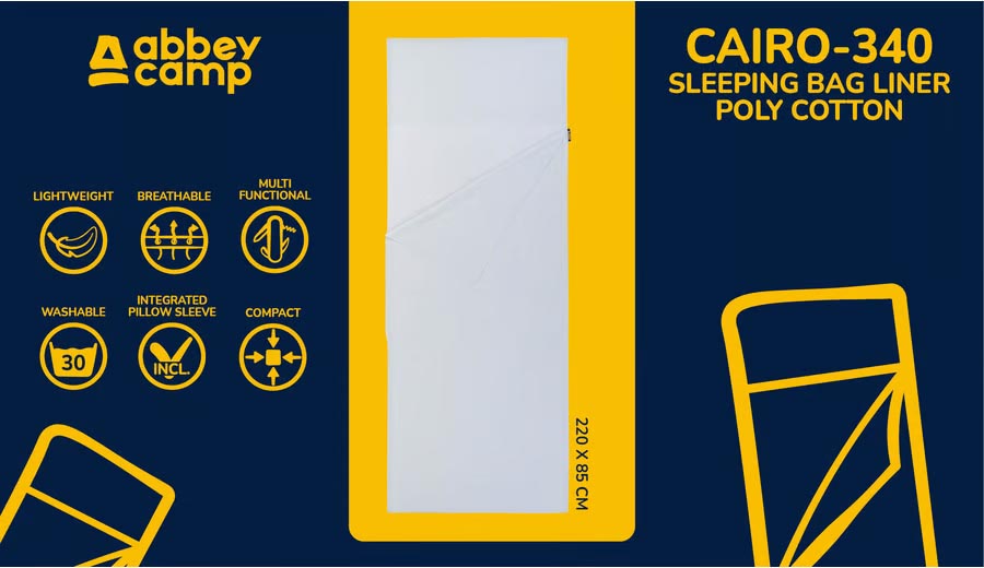 Sacco lenzuolo Cairo 340 poliestere cotone - immagine 2