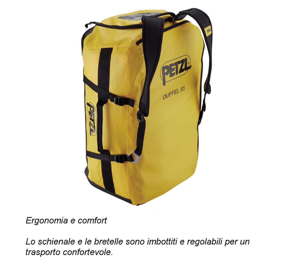 Sacco Petzl Duffel da 85 litri Nero - immagine 4
