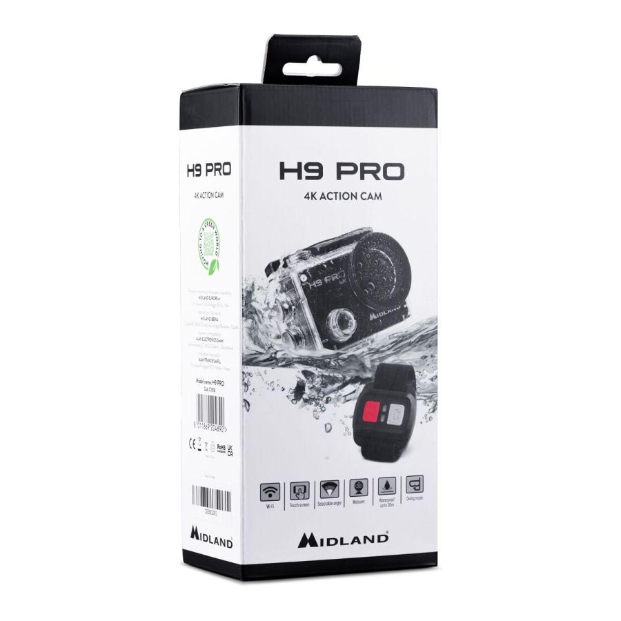 Action Camera Midland H9 PRO 4K -30 mt. - immagine 10