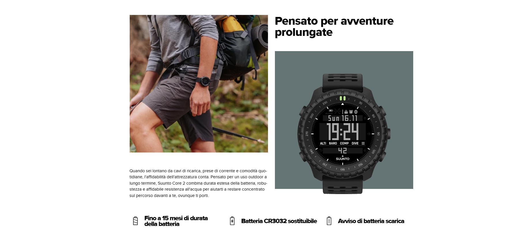 Orologio Suunto Core 2 All Black - immagine 7