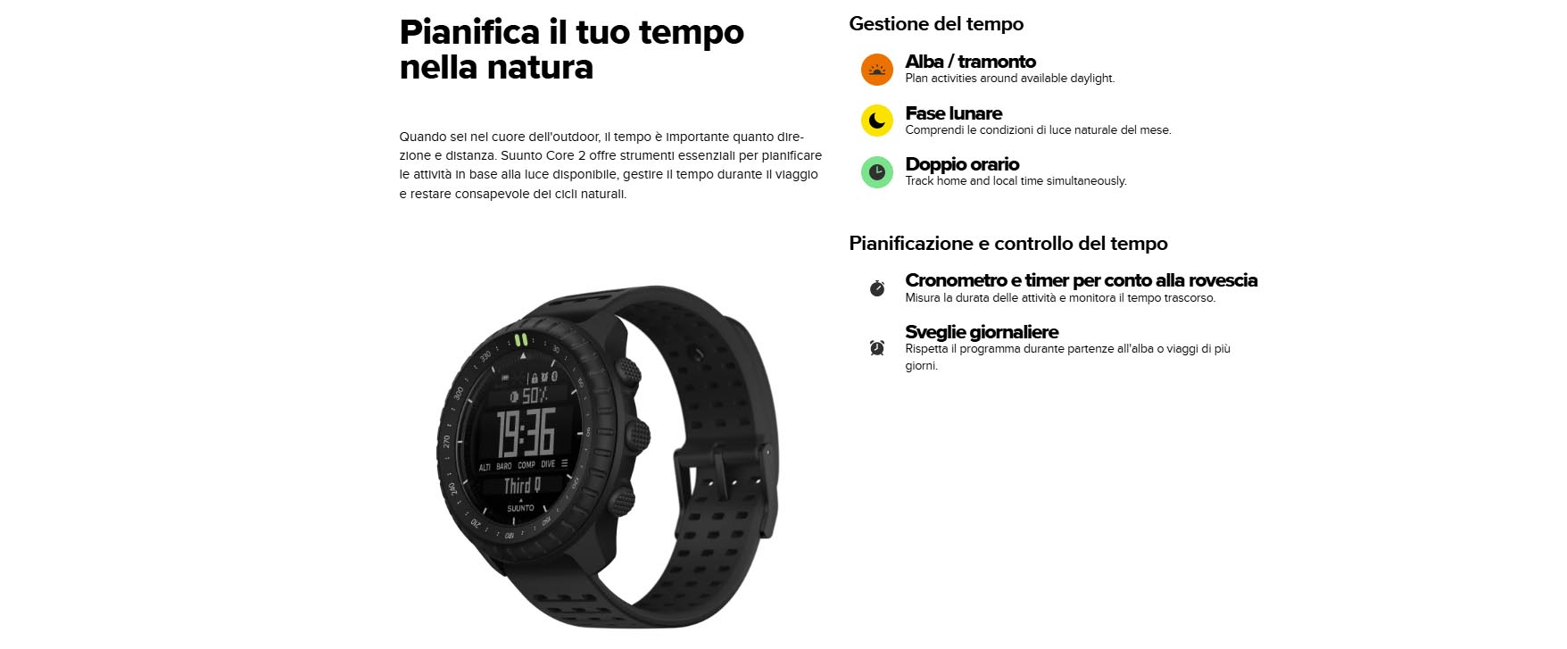 Orologio Suunto Core 2 All Black - immagine 4